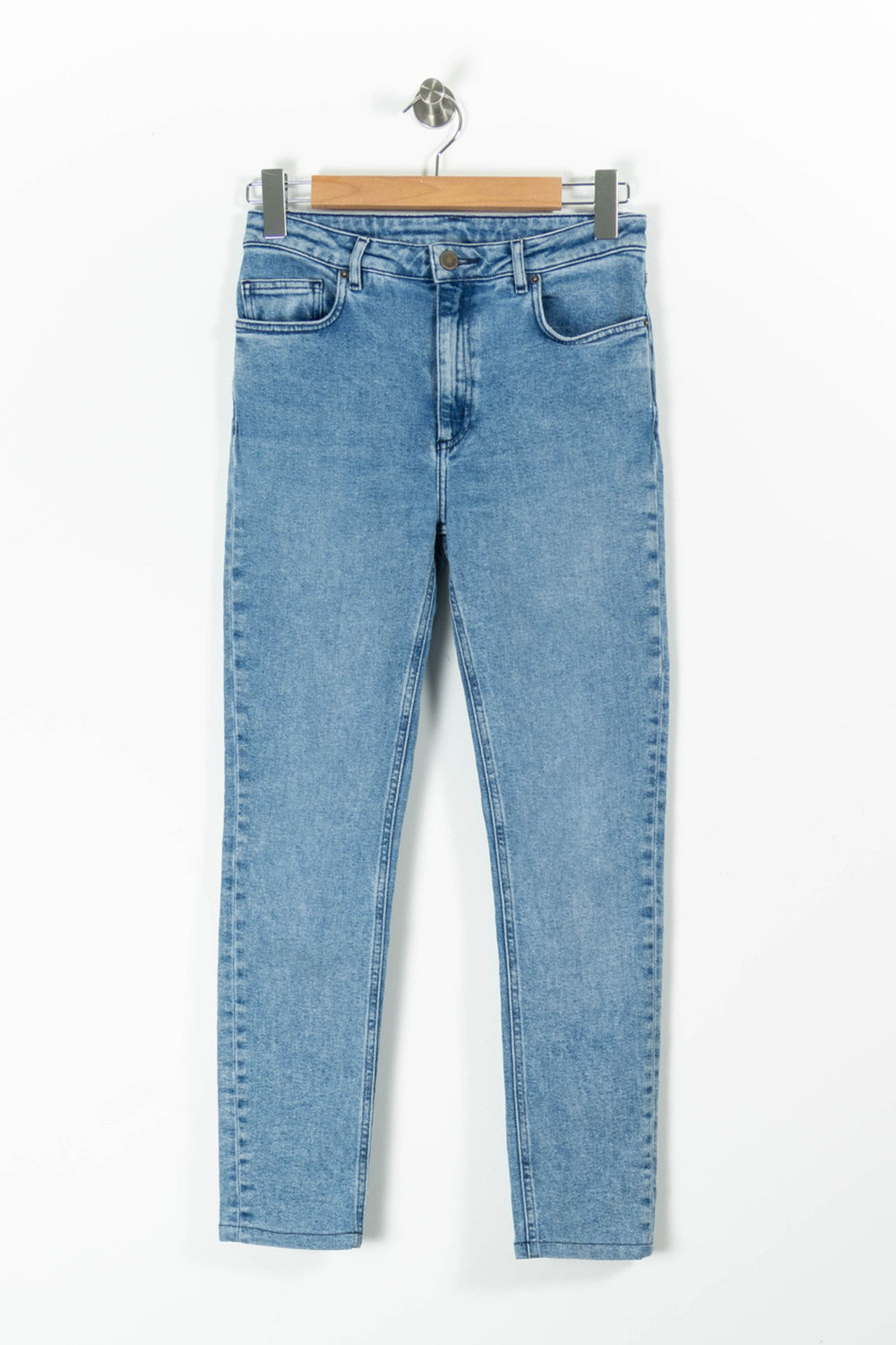 Jean Slim Bleu - Taille M/38 de la marque American Vintage | PARAD96134 - Vendu par Paradigme - Image 2