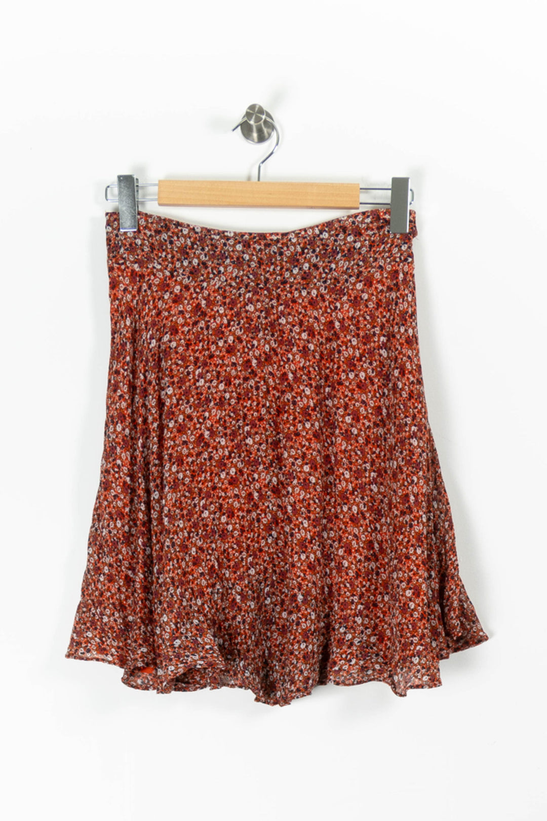 Jupe Portefeuille Rouge et Blanc - Taille L/40 de la marque Caroll | PARAD96136 - Vendu par Paradigme - Image 4