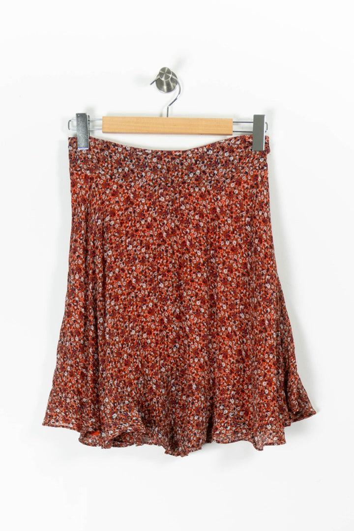 Jupe Portefeuille Rouge et Blanc - Taille L/40 de la marque Caroll | PARAD96136 - Vendu par Paradigme - Image 4