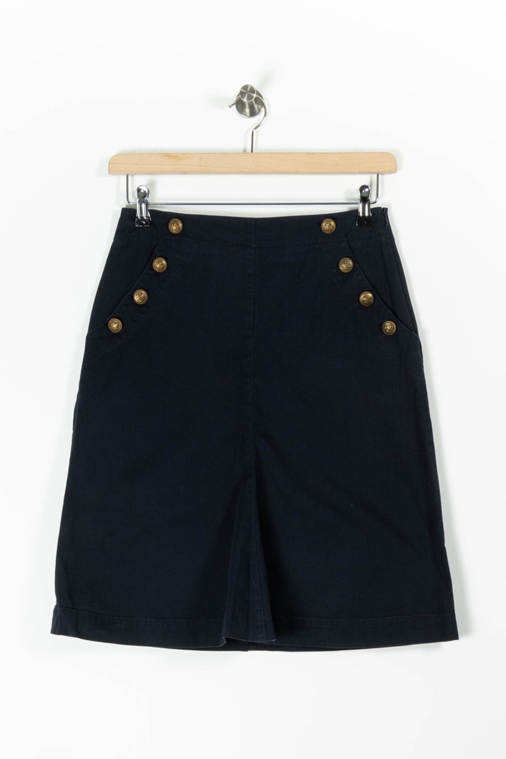 Jupe Boutonnée Bleu - Taille L/40 de la marque Gerard Darel | PARAD96137 - Vendu par Paradigme - Image 2
