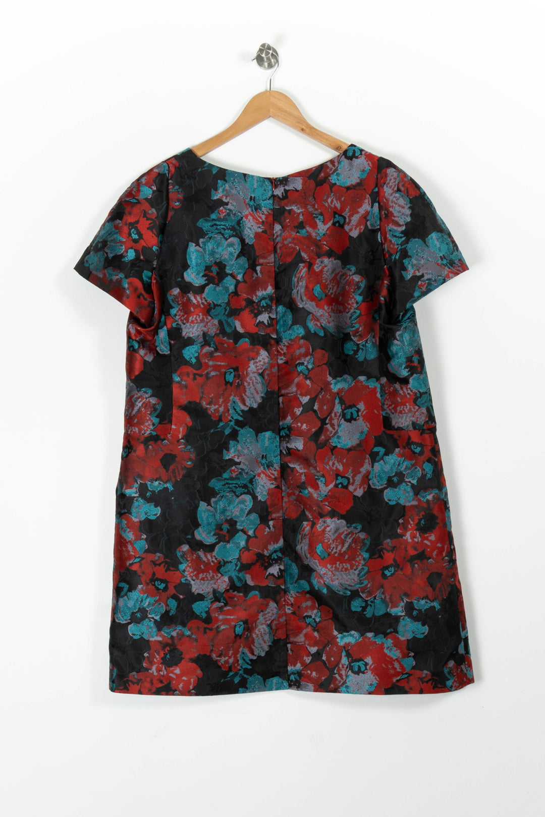 Robe Fleurie Bordeaux et Bleu - Taille XXXL/46 de la marque Weill | PARAD96138 - Vendu par Paradigme - Image 4