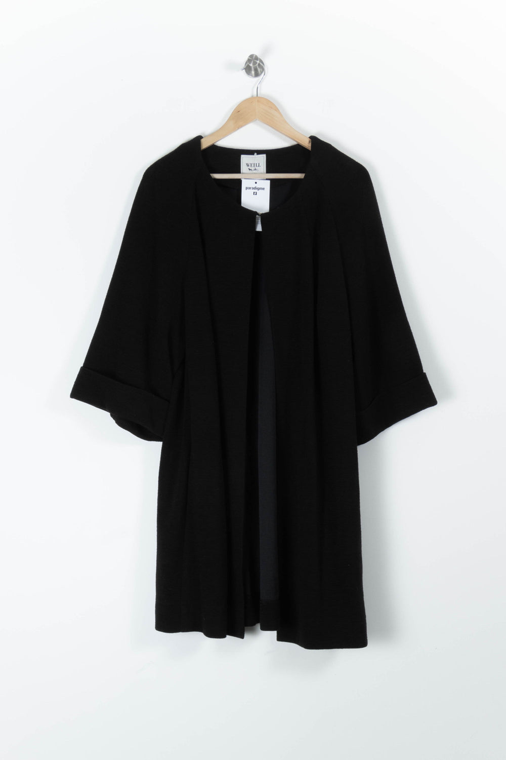 Manteau Long Noir - Taille XXXL/46 de la marque Weill | PARAD96139 - Vendu par Paradigme - Image 2