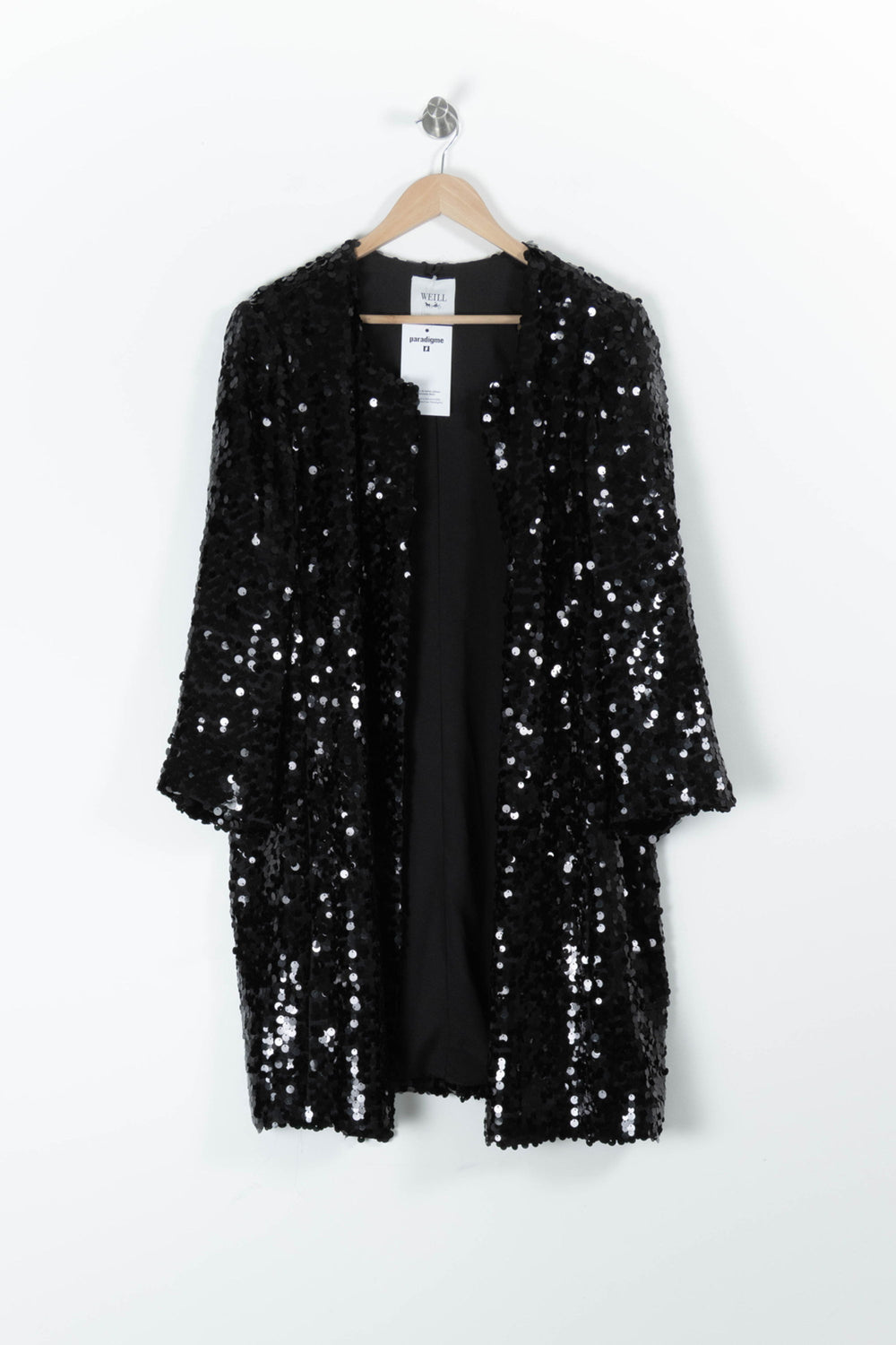 Manteau Long Noir - Taille XXXL/46 de la marque Weill | PARAD96140 - Vendu par Paradigme - Image 2