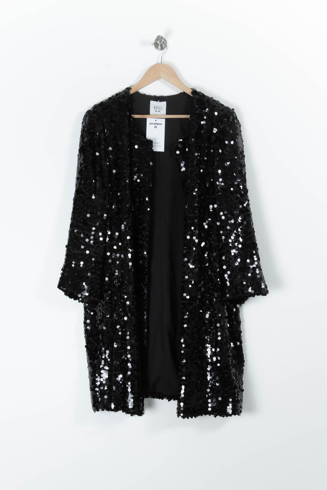 Manteau Long Noir - Taille XXXL/46 de la marque Weill | PARAD96140 - Vendu par Paradigme - Image 2