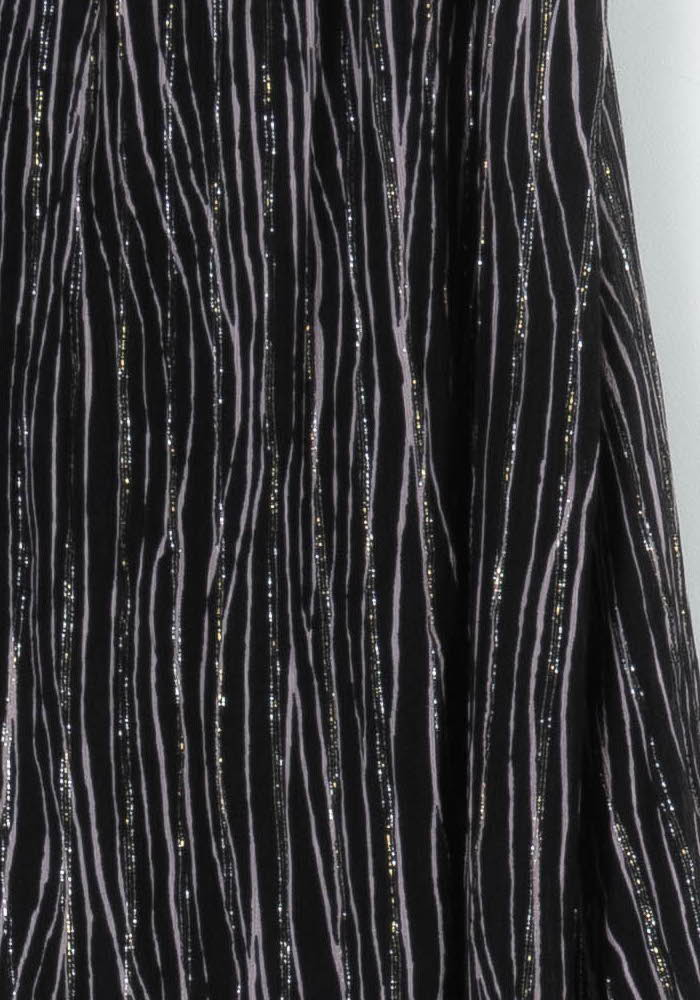 Jupe Plissée Noire et Blanche - Taille L/40 de la marque Caroll | PARAD96141 - Vendu par Paradigme - Image 3