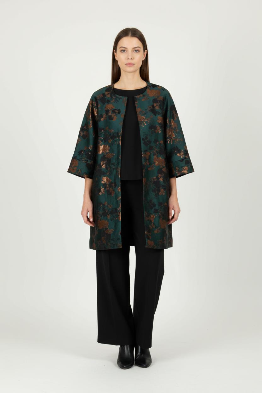 Manteau Vert et Doré - Taille XXXL/46 de la marque Weill | PARAD96142 - Vendu par Paradigme - Image 1