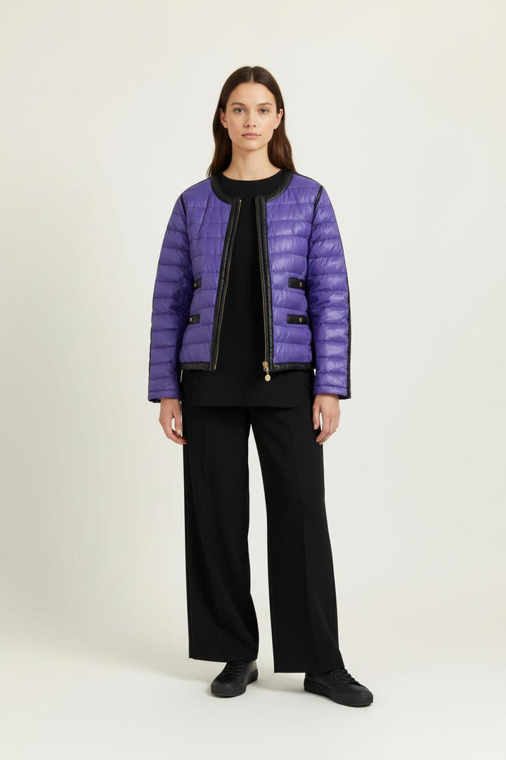Doudoune Courte Violette et Noire - Taille XXXL/46 de la marque Weill | PARAD96147 - Vendu par Paradigme - Image 1