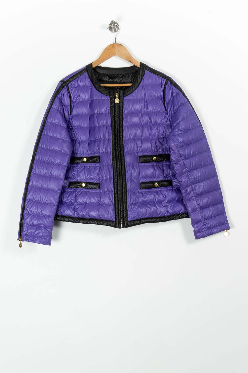 Doudoune Courte Violette et Noire - Taille XXXL/46 de la marque Weill | PARAD96147 - Vendu par Paradigme - Image 2