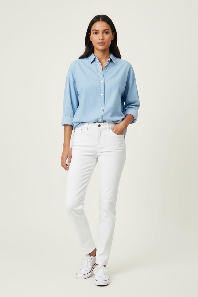 Jean Blanc - Taille XS/34 de la marque Closed | PARAD96152 - Vendu par Paradigme - Image 1