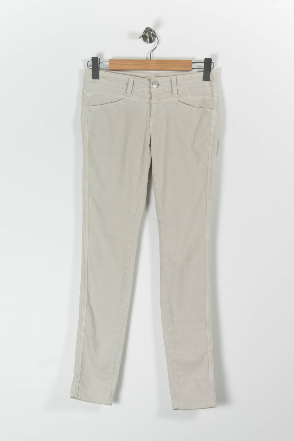 Pantalon Skinny Beige - Taille XS/34 de la marque Closed | PARAD96156 - Vendu par Paradigme - Image 2