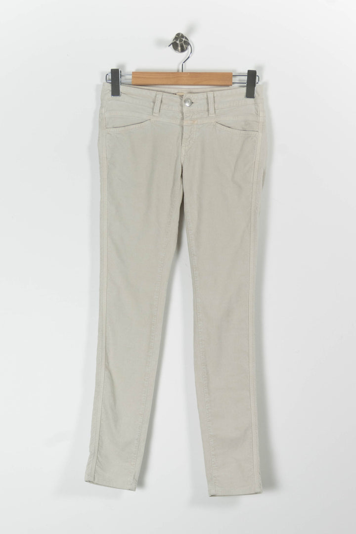 Pantalon Skinny Beige - Taille XS/34 de la marque Closed | PARAD96156 - Vendu par Paradigme - Image 2