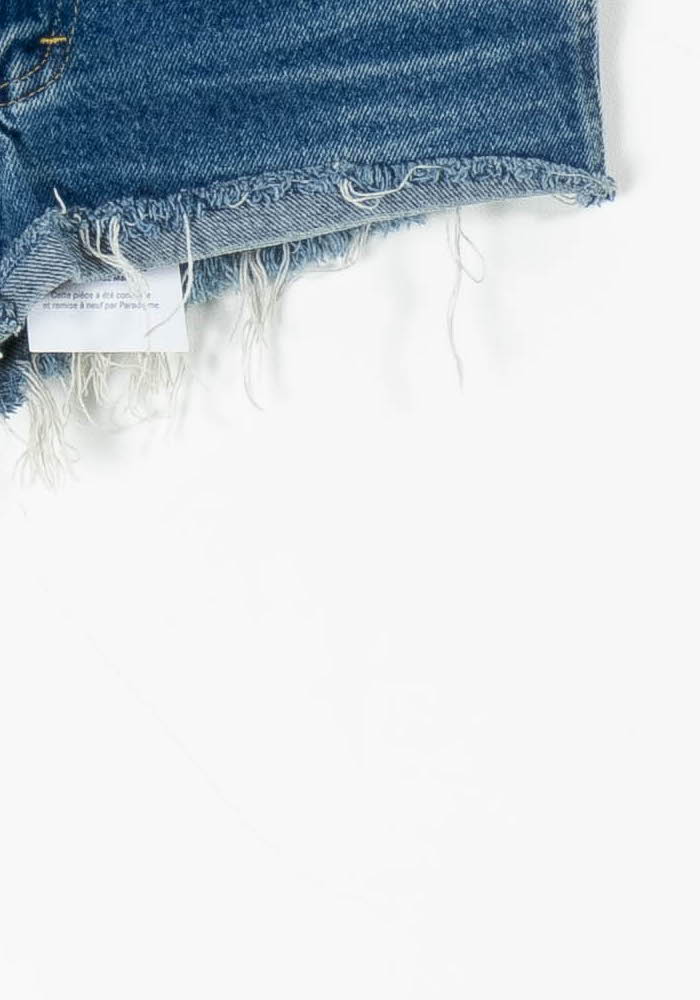 Short en Jean Bleu - Taille XS/34 de la marque Lee | PARAD96160 - Vendu par Paradigme - Image 3