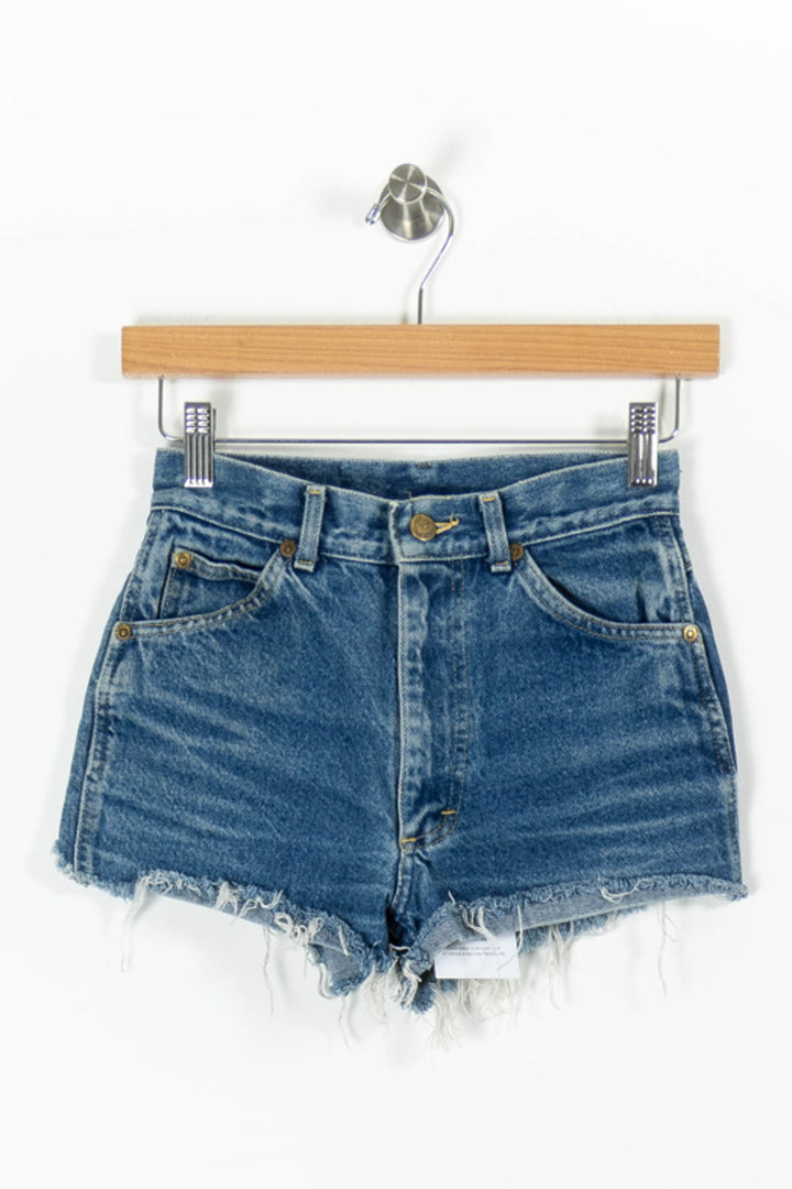 Short en Jean Bleu - Taille XS/34 de la marque Lee | PARAD96160 - Vendu par Paradigme - Image 2
