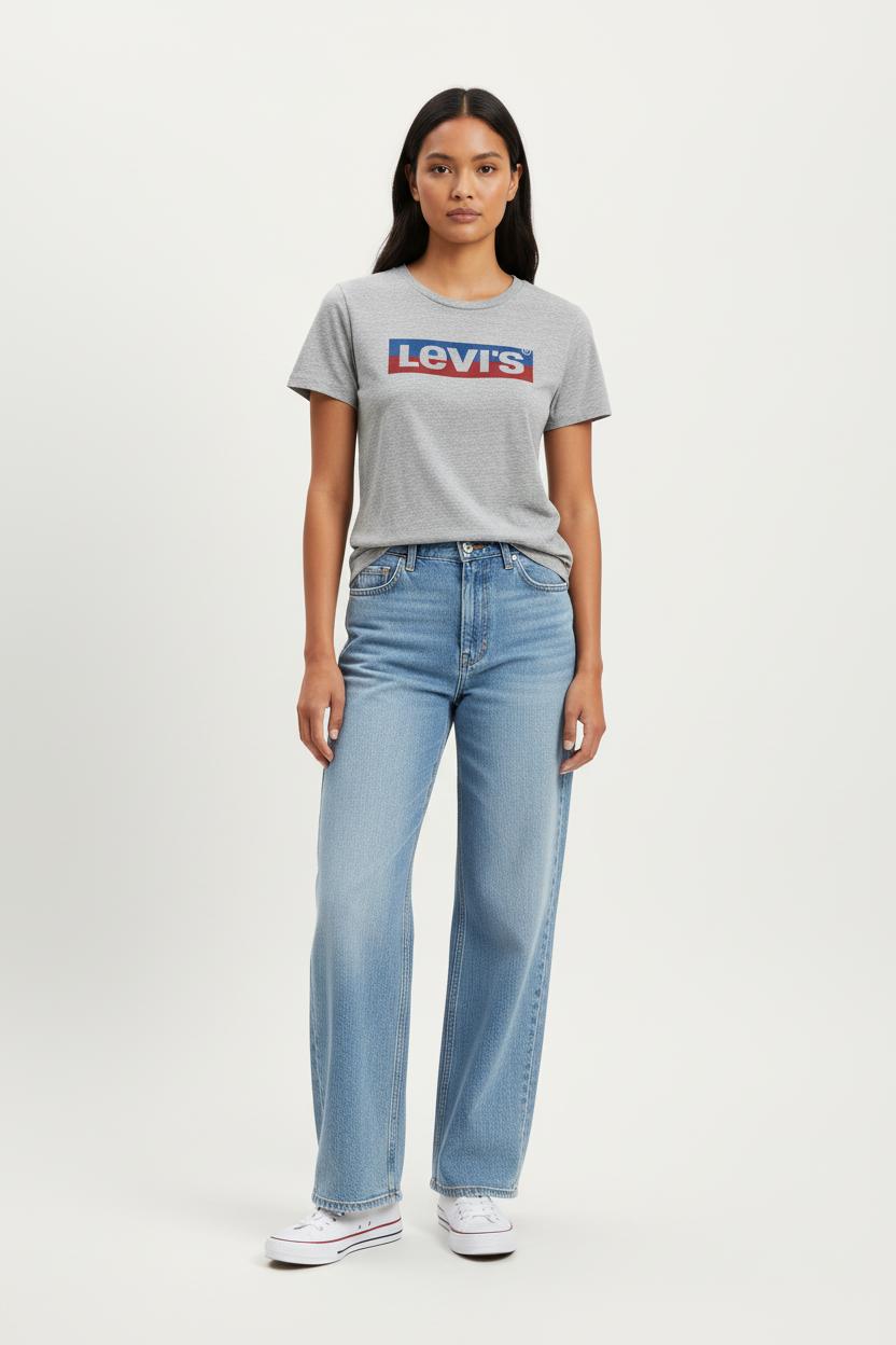 Tee-shirt Gris - Taille XS/34 de la marque Levi's | PARAD96170 - Vendu par Paradigme - Image 1