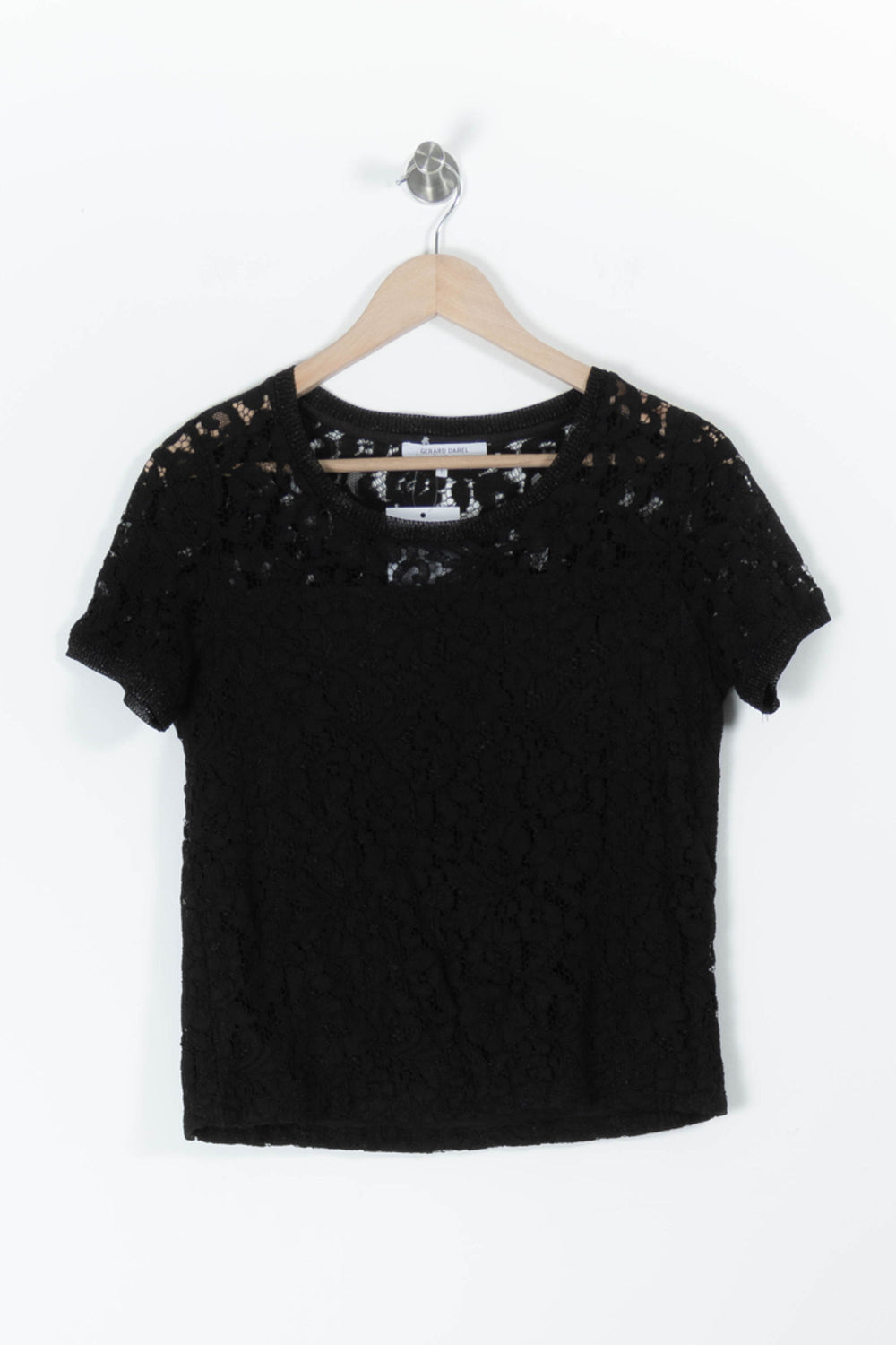 Blouse Noire - Taille S/36 de la marque Gerard Darel | PARAD96172 - Vendu par Paradigme - Image 2