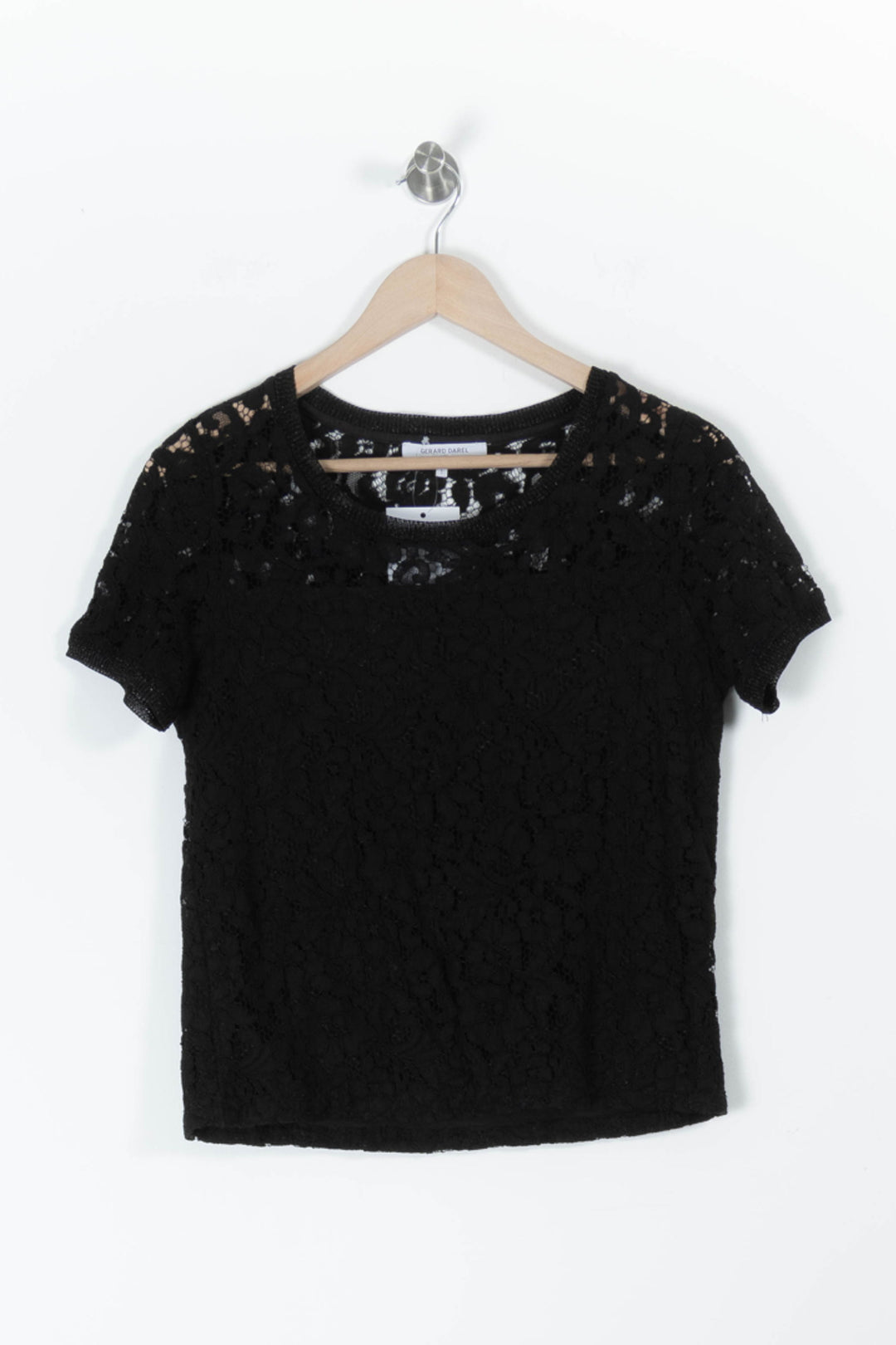 Blouse Noire - Taille S/36 de la marque Gerard Darel | PARAD96172 - Vendu par Paradigme - Image 2