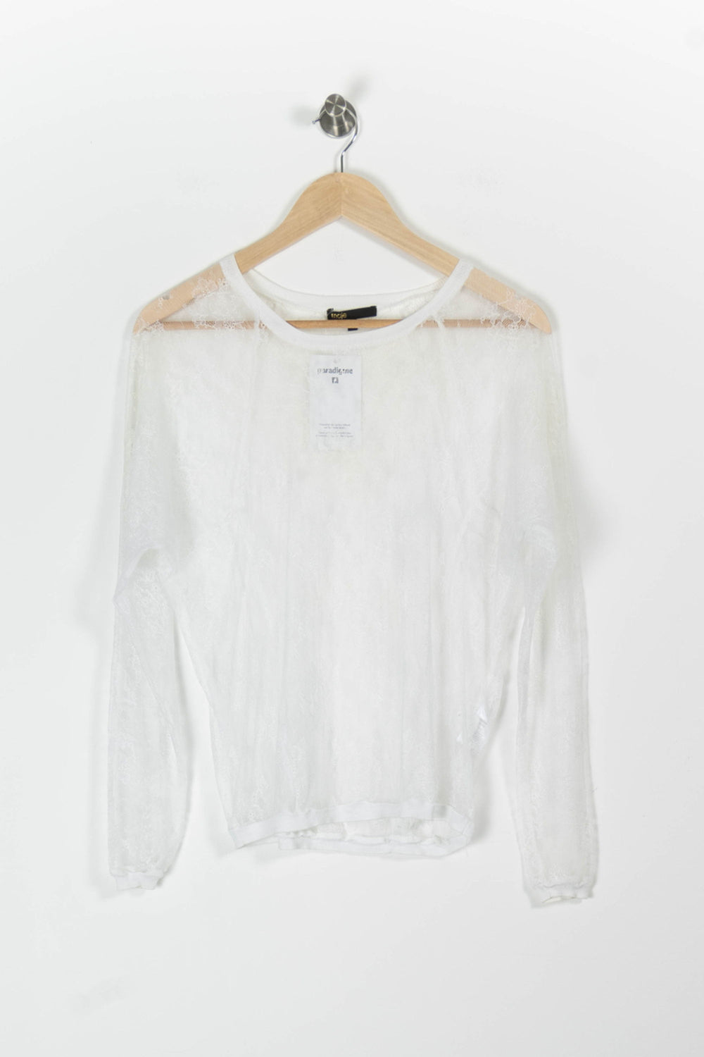 Top Blanc - Taille S/36 de la marque Maje | PARAD96178 - Vendu par Paradigme - Image 2