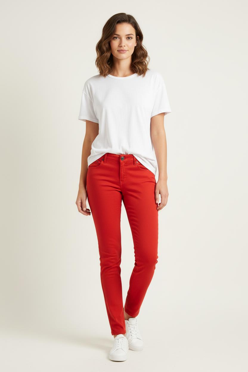 Jean Rouge - Taille S/36 de la marque Maje | PARAD96179 - Vendu par Paradigme - Image 1