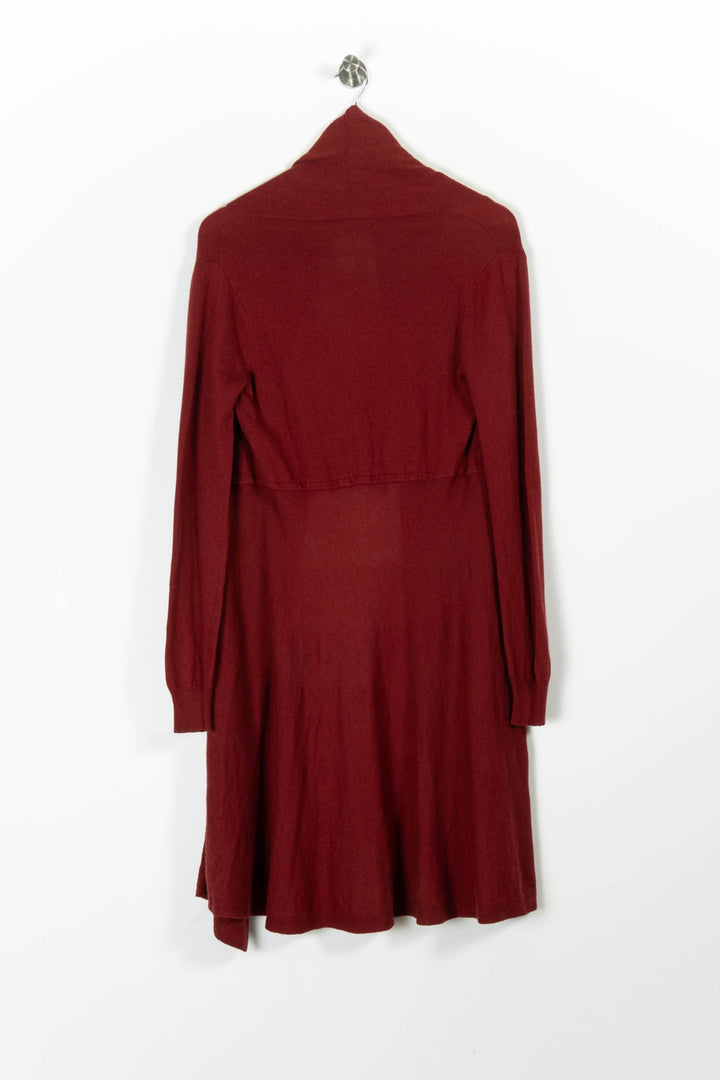 Gilet Long Bordeaux - Taille S/36 de la marque La Fée Maraboutée | PARAD96182 - Vendu par Paradigme - Image 4
