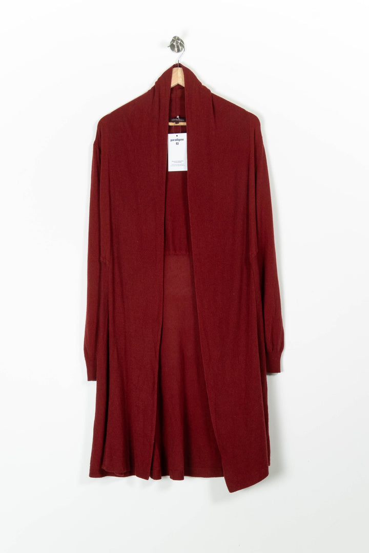 Gilet Long Bordeaux - Taille S/36 de la marque La Fée Maraboutée | PARAD96182 - Vendu par Paradigme - Image 2