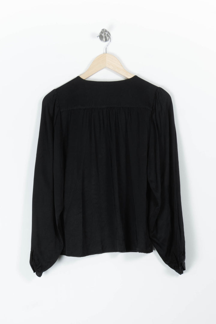 Blouse Noire - Taille S/36 de la marque La Fée Maraboutée | PARAD96184 - Vendu par Paradigme - Image 4