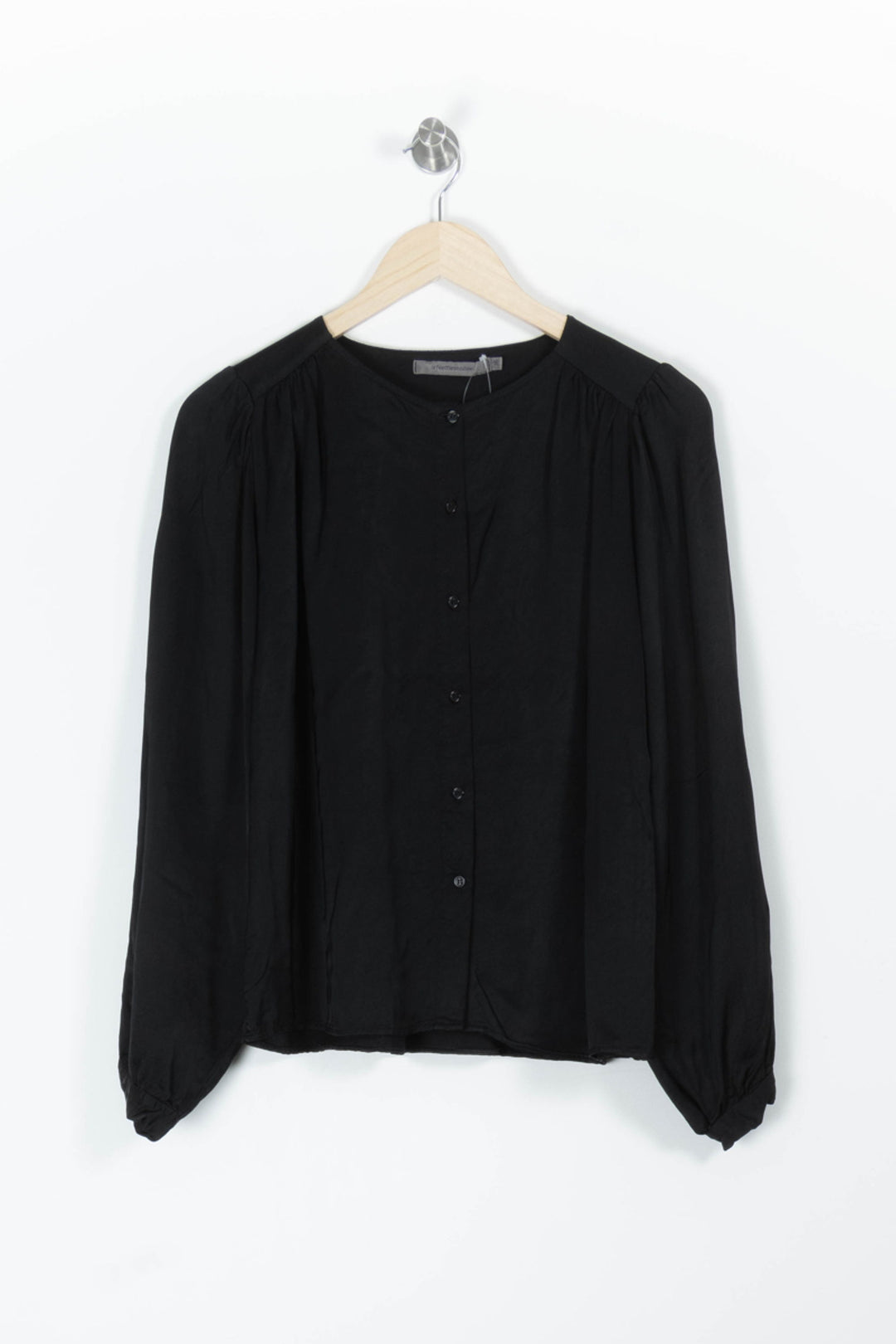 Blouse Noire - Taille S/36 de la marque La Fée Maraboutée | PARAD96184 - Vendu par Paradigme - Image 2