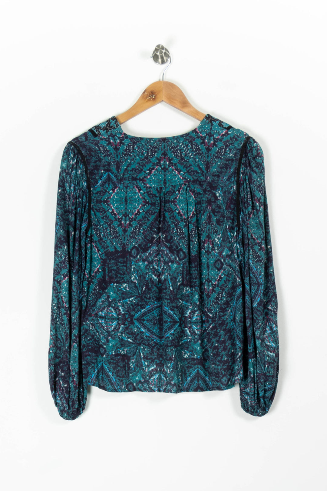 Blouse Bleu et Noir - Taille S/36 de la marque La Fée Maraboutée | PARAD96186 - Vendu par Paradigme - Image 4