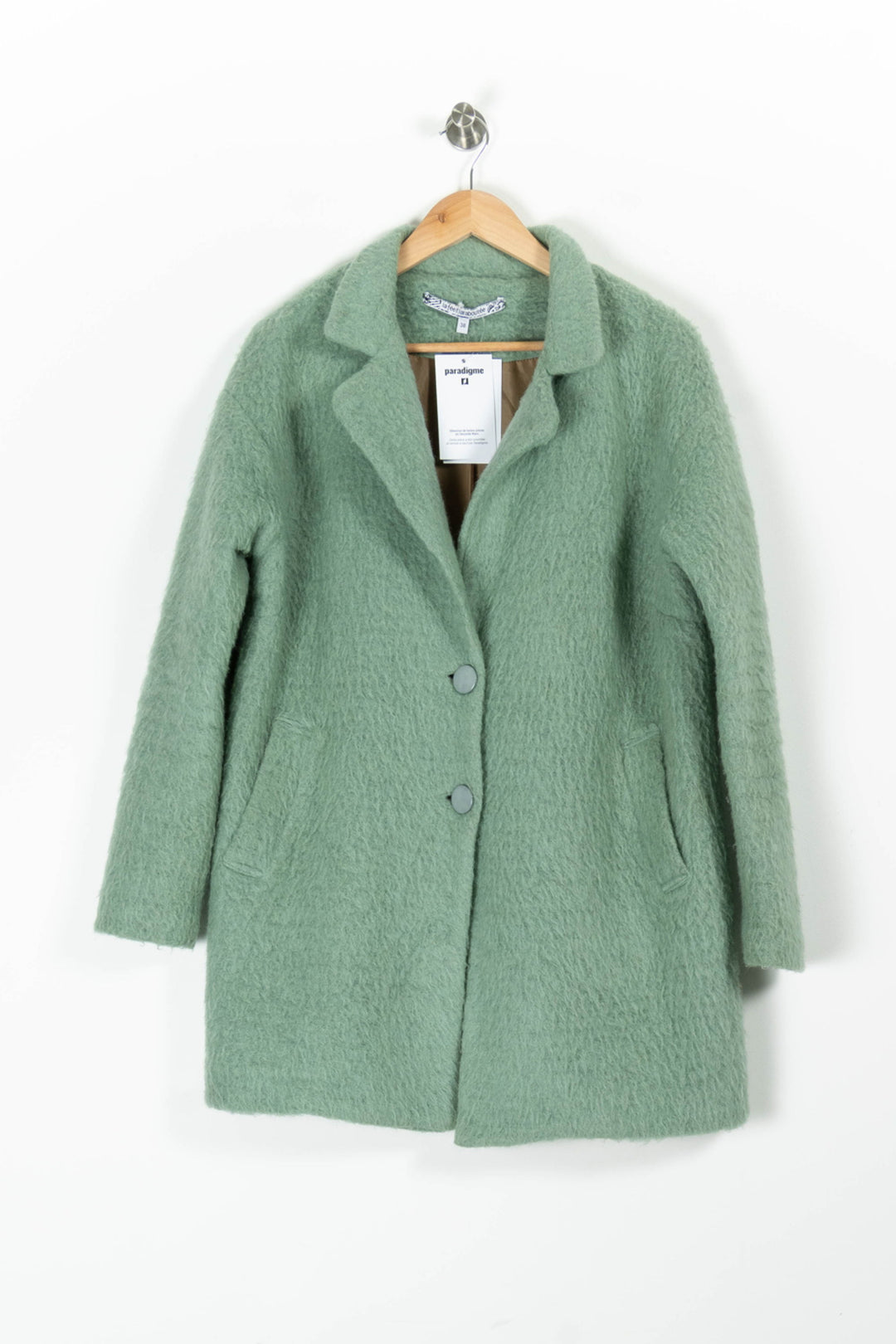 Manteau Vert - Taille M/38 de la marque La Fée Maraboutée | PARAD96187 - Vendu par Paradigme - Image 2