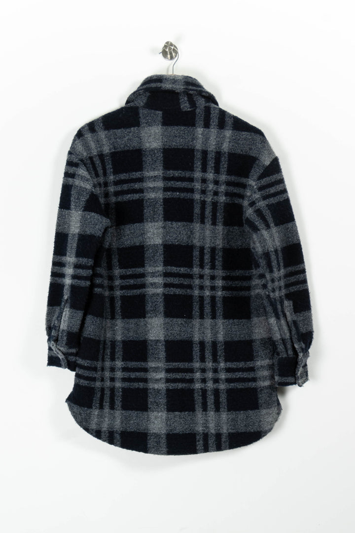 Manteau Bleu et Gris - Taille S/36 de la marque La Fée Maraboutée | PARAD96189 - Vendu par Paradigme - Image 4