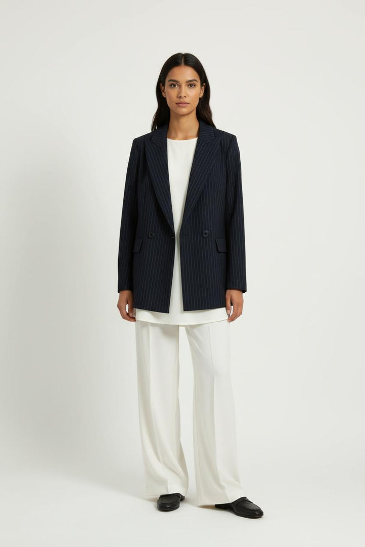 Blazer Bleu - Taille S/36 de la marque Tara Jarmon | PARAD96202 - Vendu par Paradigme - Image 1