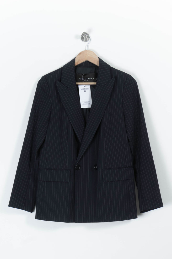 Blazer Bleu - Taille S/36 de la marque Tara Jarmon | PARAD96202 - Vendu par Paradigme - Image 2