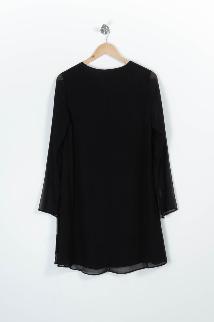 Robe Midi Noire - Taille S/36 de la marque Claudie Pierlot | PARAD96208 - Vendu par Paradigme - Image 4