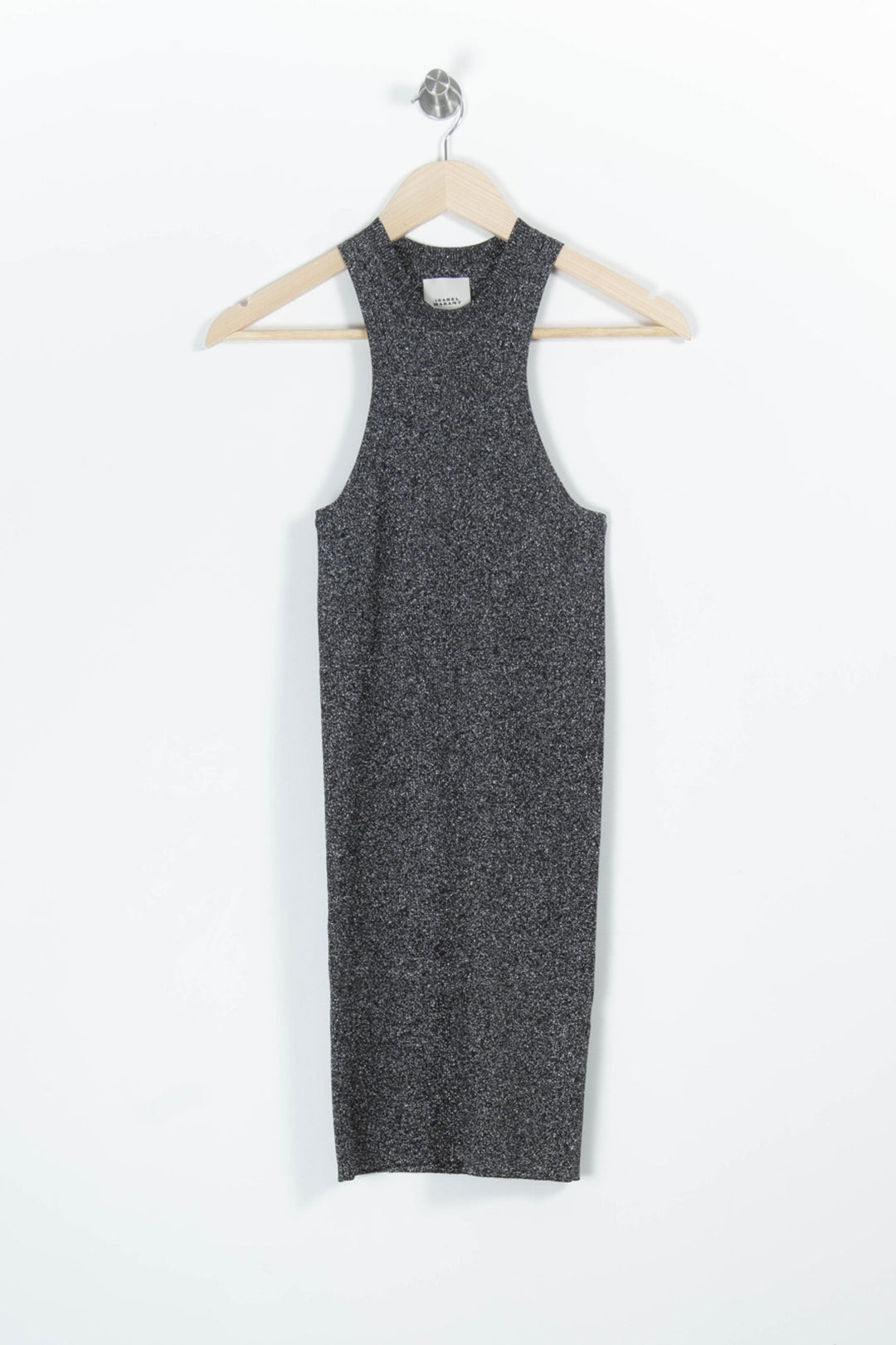 Robe Trapèze Grise - Taille S/36 de la marque Isabel Marant | PARAD96209 - Vendu par Paradigme - Image 2