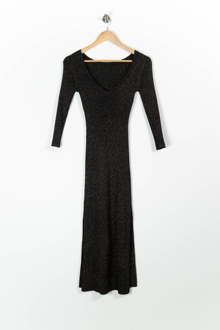 Robe Longue Noire - Taille S/36 de la marque Petite Mendigote | PARAD96213 - Vendu par Paradigme - Image 4