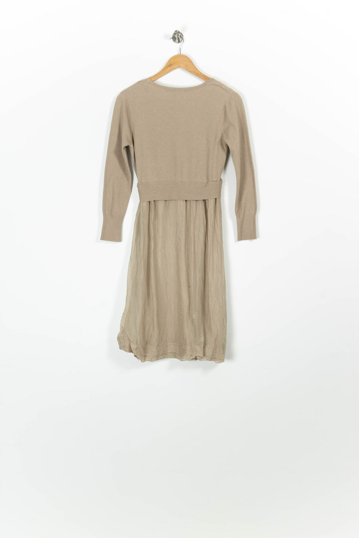 Robe Midi Beige - Taille XXL/44 de la marque La Fée Maraboutée | PARAD96216 - Vendu par Paradigme - Image 4
