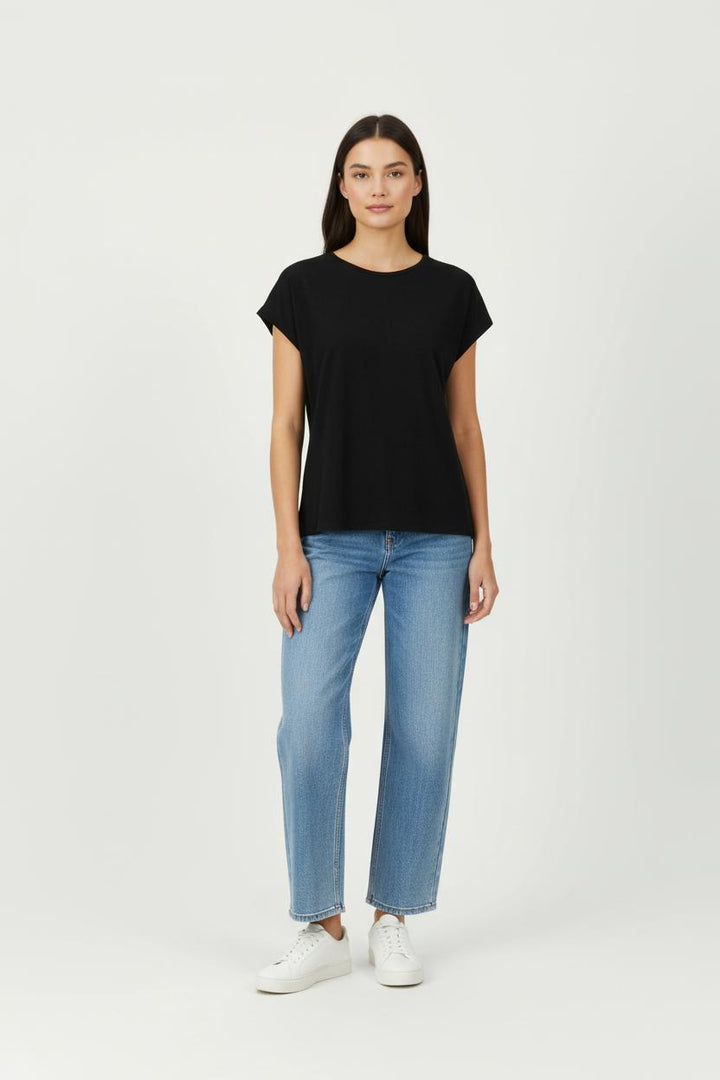 Tee-shirt Noir - Taille XS/34 de la marque La Fée Maraboutée | PARAD96232 - Vendu par Paradigme - Image 1