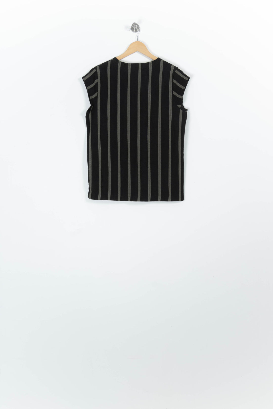 Blouse Noire et Grise - Taille XS/34 de la marque La Fée Maraboutée | PARAD96233 - Vendu par Paradigme - Image 4