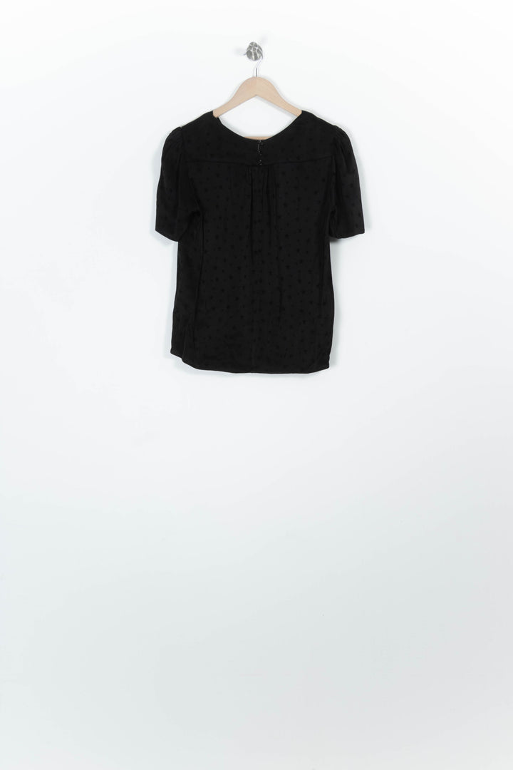 Blouse Noire - Taille M/38 de la marque Tara Jarmon | PARAD96238 - Vendu par Paradigme - Image 4