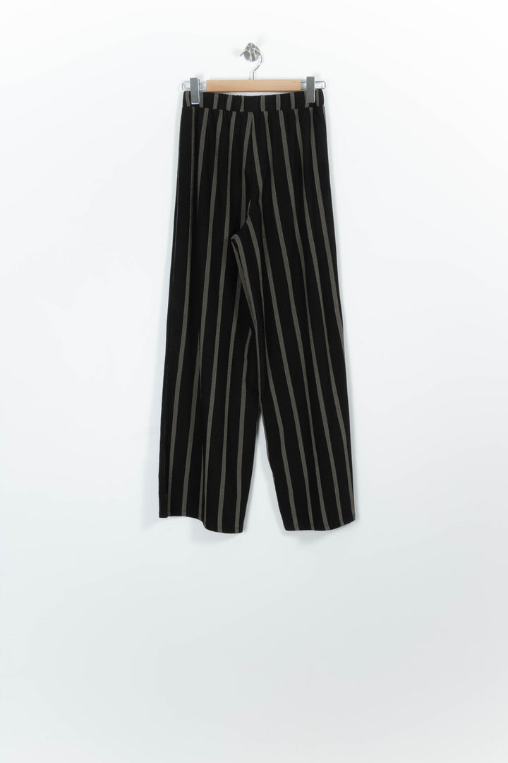 Pantalon Large Noir et Gris - Taille XS/34 de la marque La Fée Maraboutée | PARAD96242 - Vendu par Paradigme - Image 4