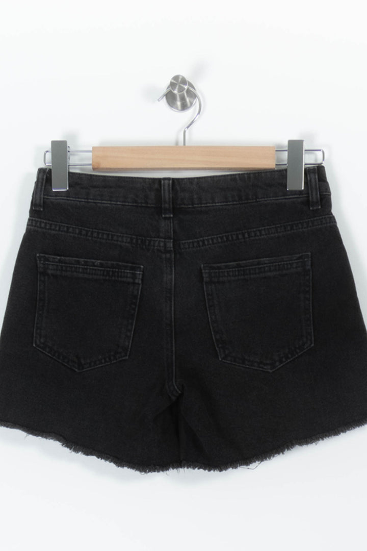 Short en Jean Noir - Taille S/36 de la marque Kookai | PARAD96249 - Vendu par Paradigme - Image 4