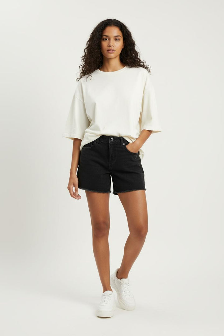 Short en Jean Noir - Taille S/36 de la marque Kookai | PARAD96249 - Vendu par Paradigme - Image 1