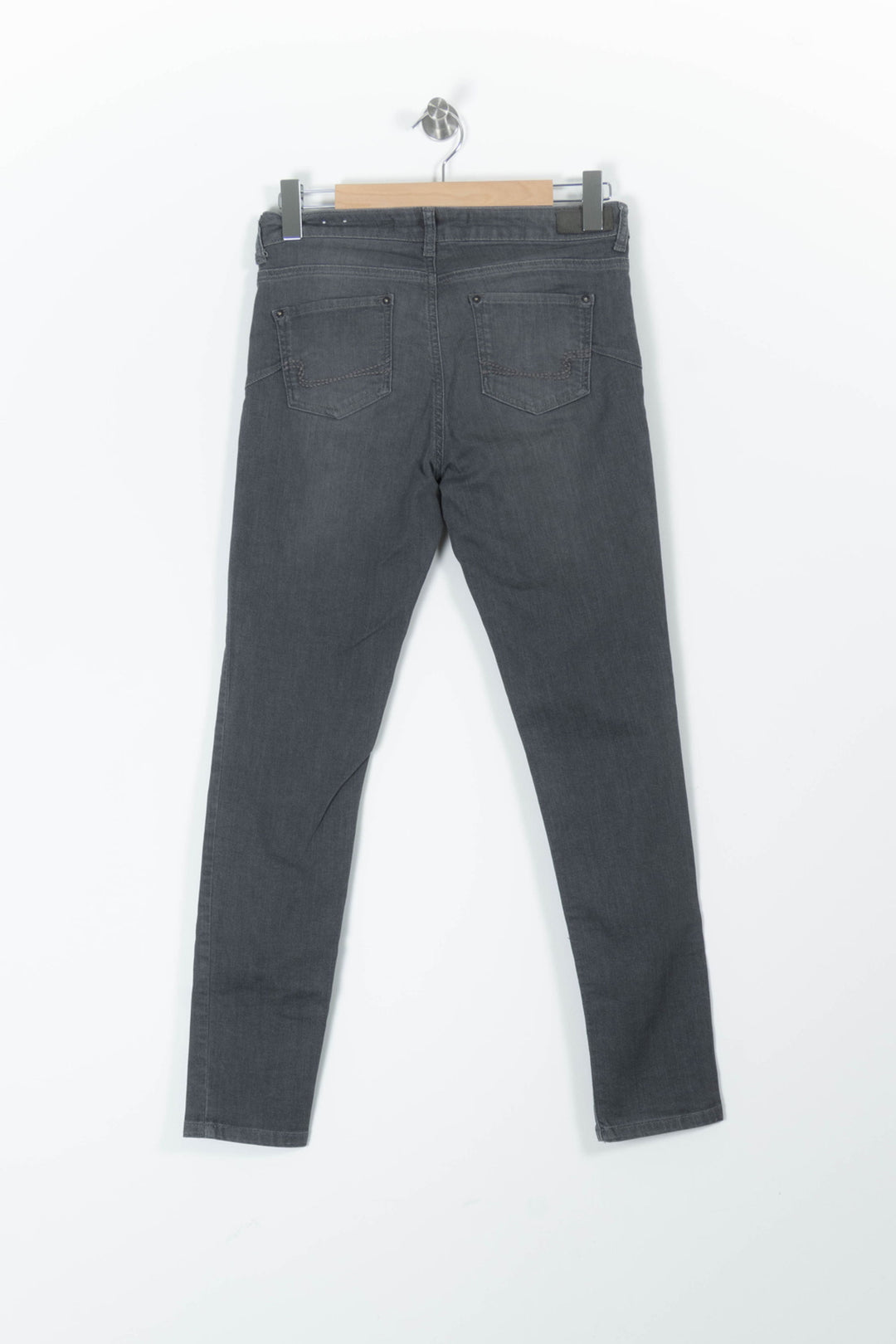 Jean Skinny Gris - Taille L/40 de la marque Sud express | PARAD96252 - Vendu par Paradigme - Image 4