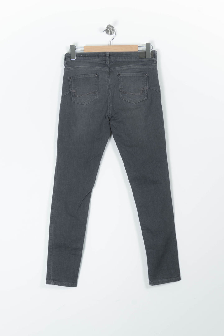 Jean Skinny Gris - Taille L/40 de la marque Sud express | PARAD96252 - Vendu par Paradigme - Image 4