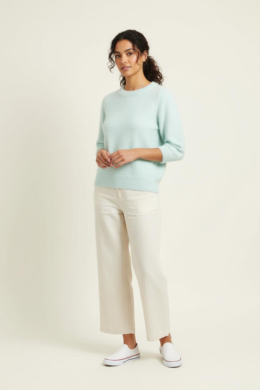 Pull Vert - Taille XS/34 de la marque Petite Mendigote | PARAD96261 - Vendu par Paradigme - Image 1