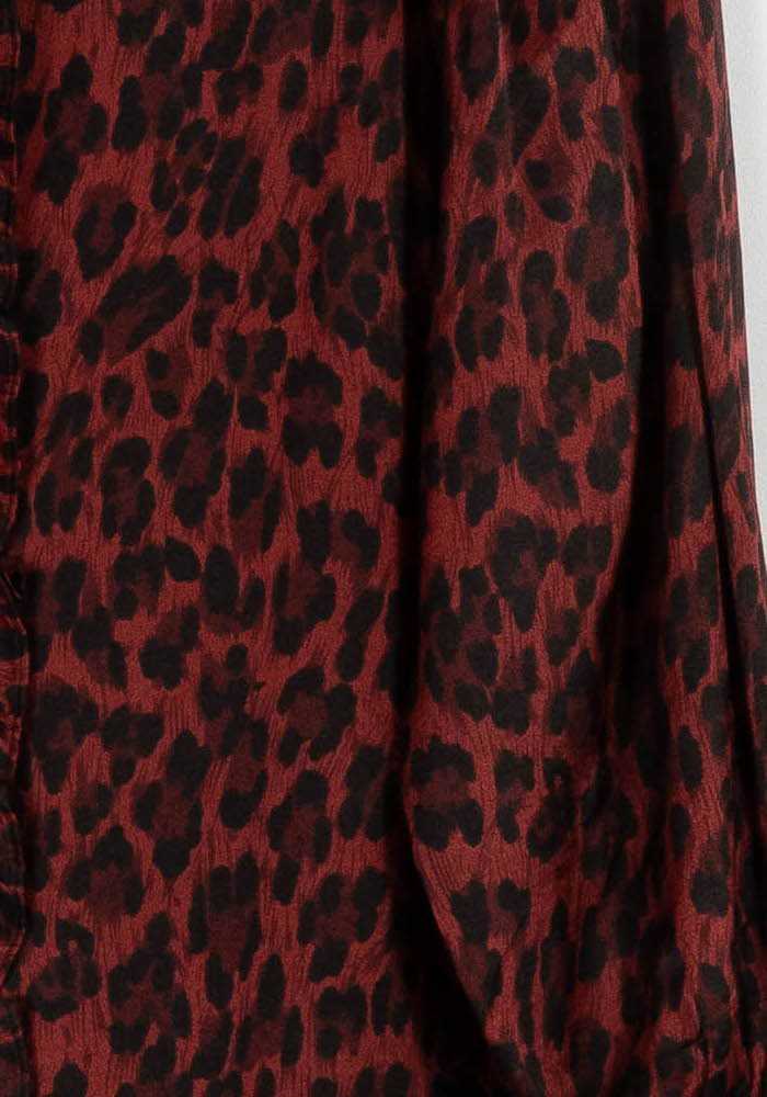 Chemise Bordeaux et Noire - Taille M/38 de la marque The Kooples | PARAD96263 - Vendu par Paradigme - Image 3