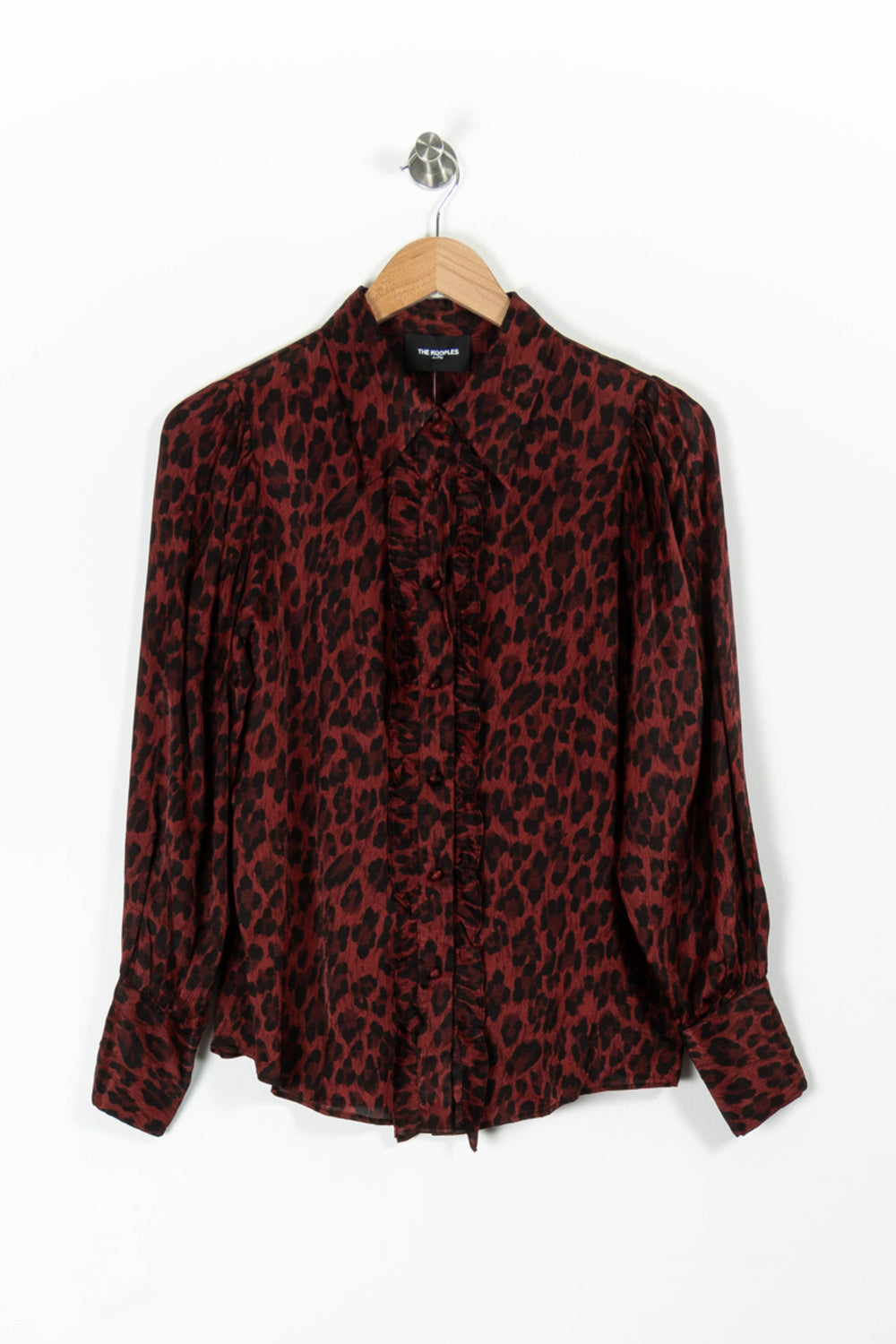 Chemise Bordeaux et Noire - Taille M/38 de la marque The Kooples | PARAD96263 - Vendu par Paradigme - Image 2