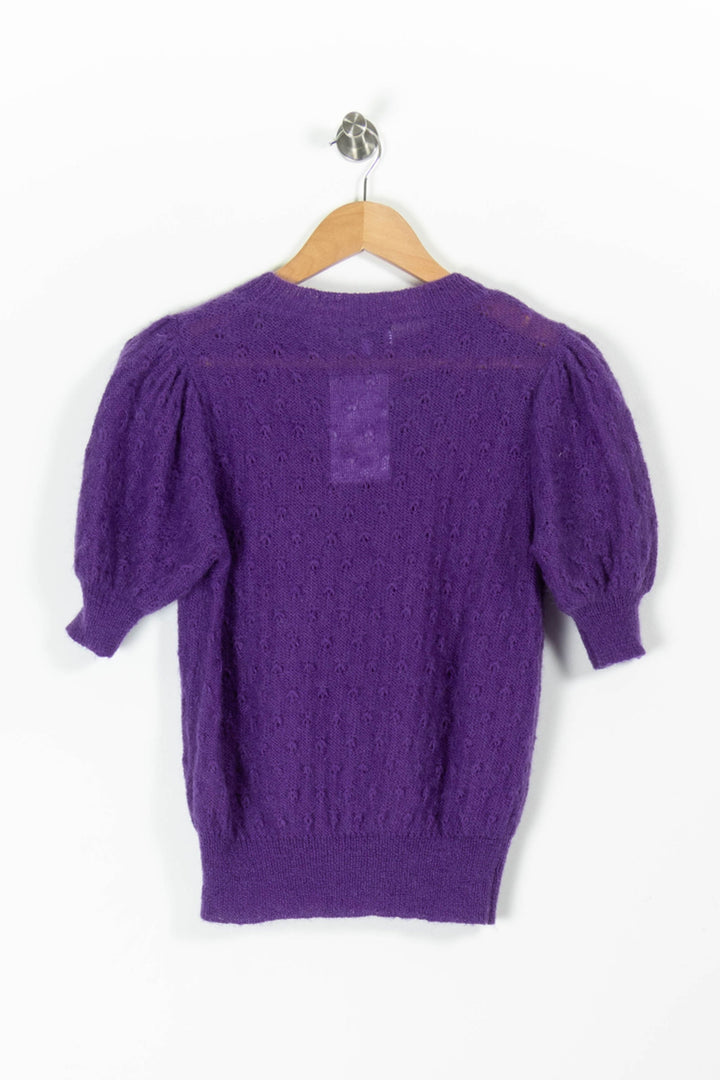 Pull Violet - Taille S/36 de la marque Suncoo | PARAD96264 - Vendu par Paradigme - Image 4