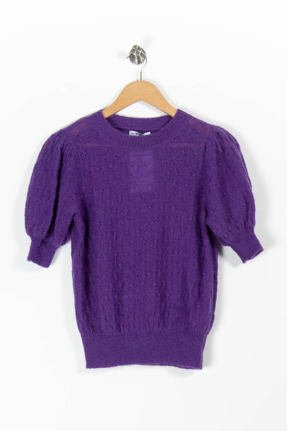 Pull Violet - Taille S/36 de la marque Suncoo | PARAD96264 - Vendu par Paradigme - Image 2