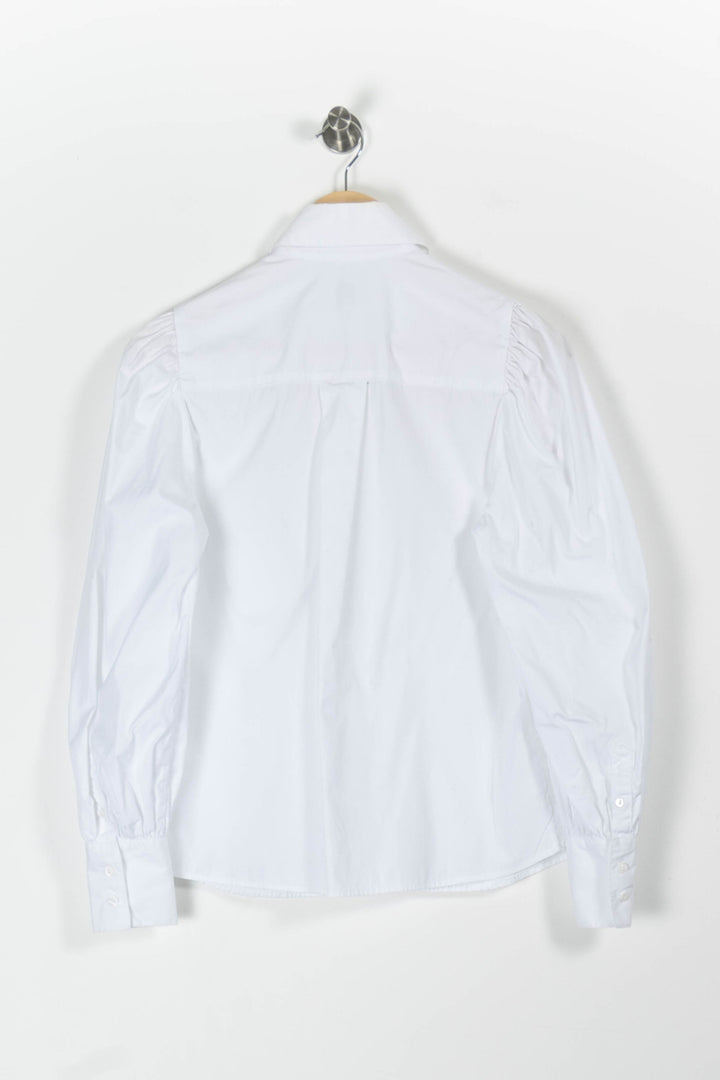 Chemise Blanche - Taille S/36 de la marque Au Printemps Paris | PARAD96267 - Vendu par Paradigme - Image 4