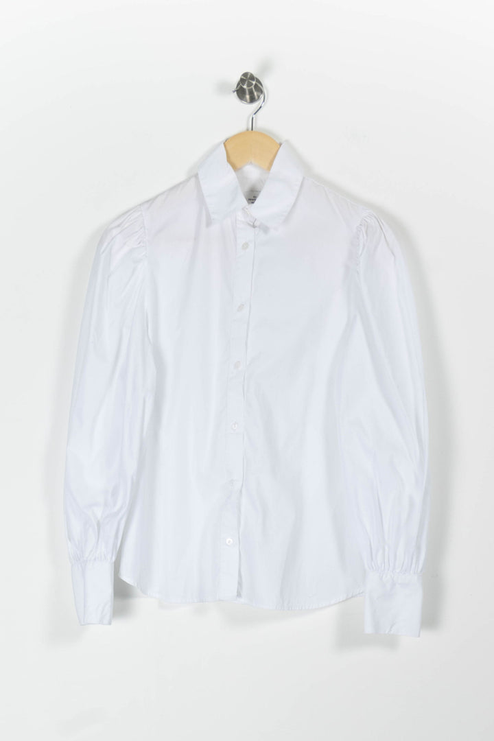 Chemise Blanche - Taille S/36 de la marque Au Printemps Paris | PARAD96267 - Vendu par Paradigme - Image 2